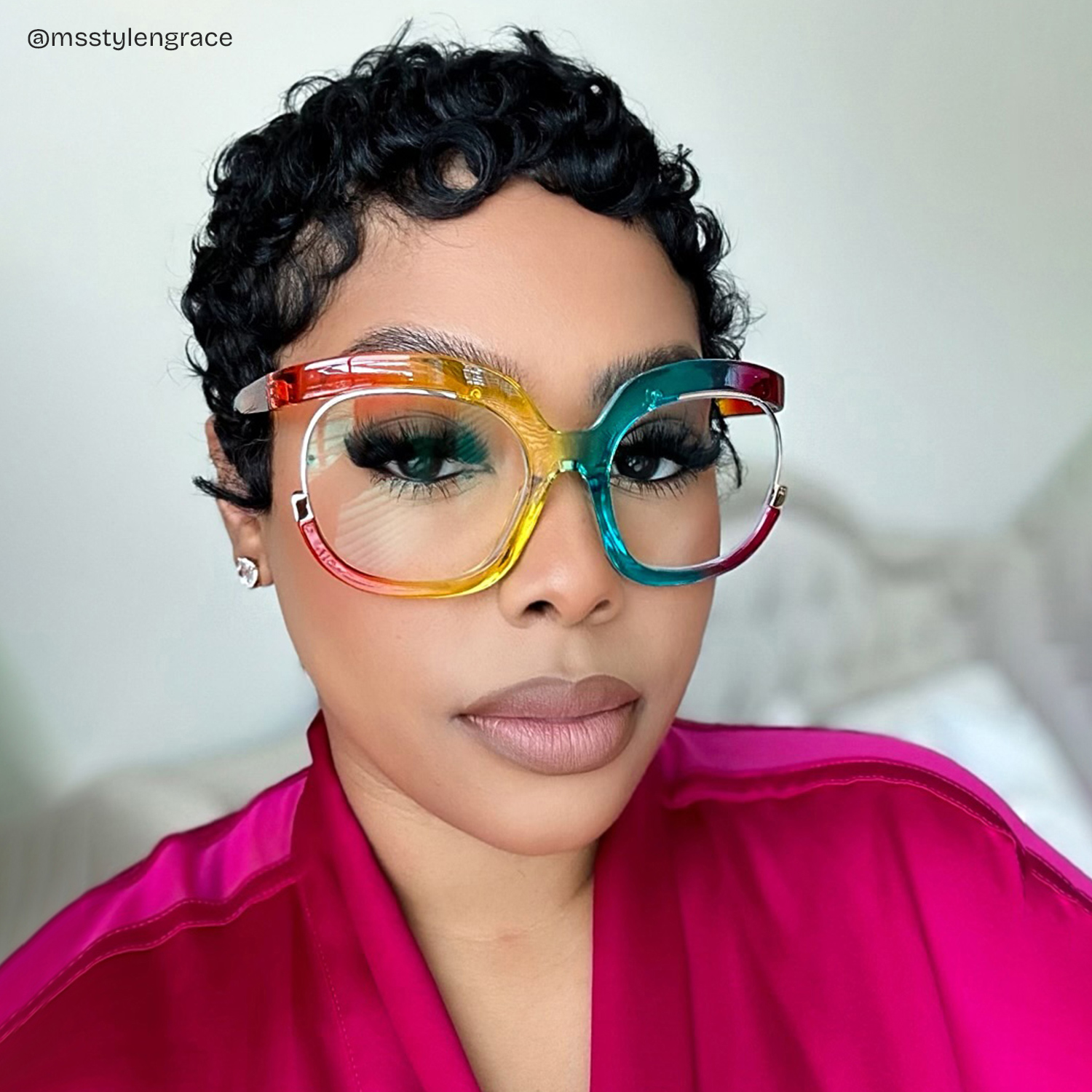 Darice Round Colorful Glasses