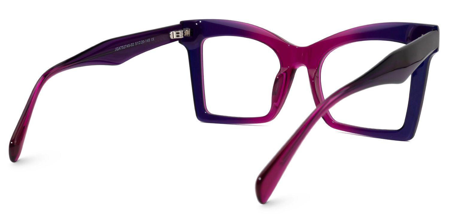 Corbin Square Purple Glasses3
