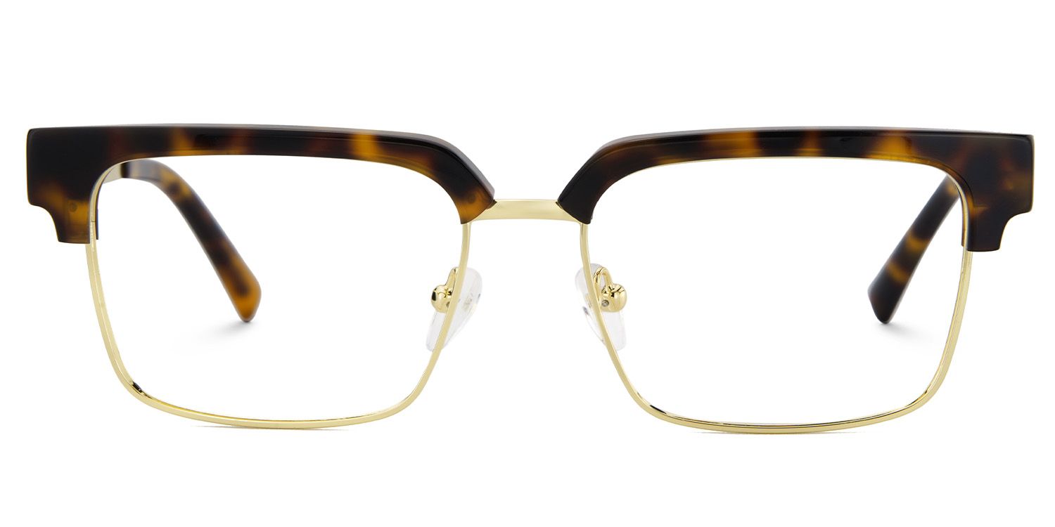 Tortoise Browline Frame Glasses - Gerena on Sale | ZEELOOL UK1