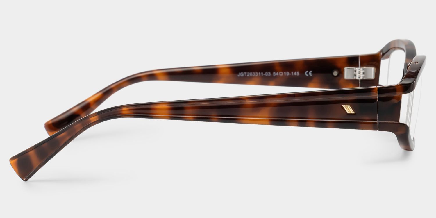 Willow Brown Tortoise Rectangle Glasses for Women | ZEELOOL4