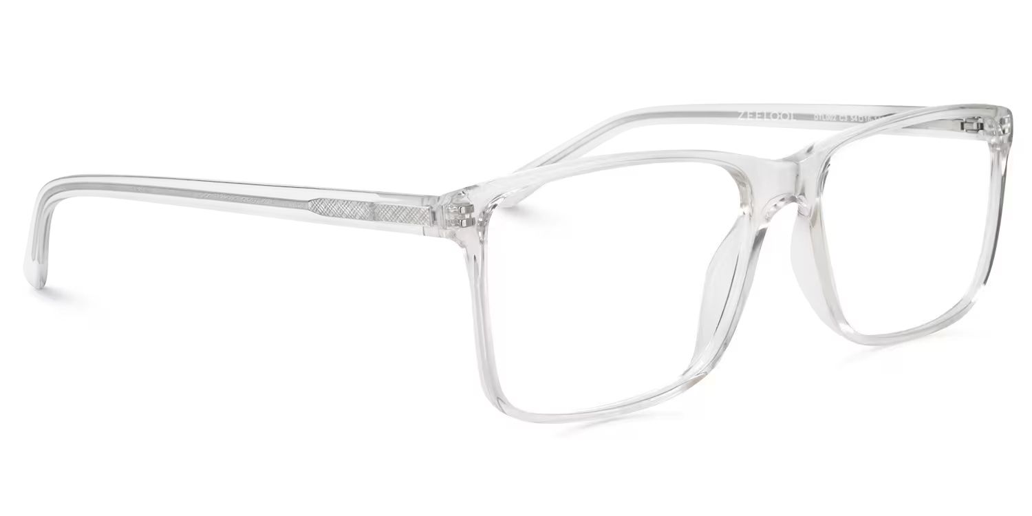 Rectangle Clear Glasses | ZEELOOL UK2