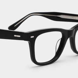 Robert Rectangle Black Glasses5