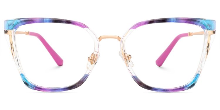 Martins Rectangle Multicolor Glasses