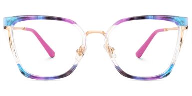 Martins Rectangle Multicolor Glasses