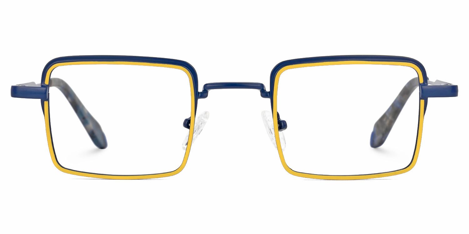 Rachele Yellow Eyeglasses with Square Shape | ZEELOOL UK0