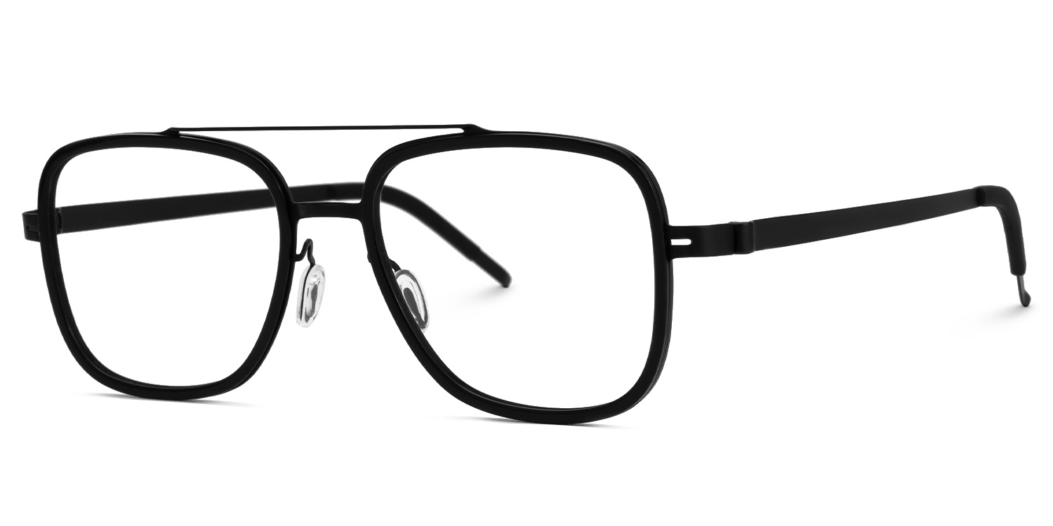 Aviator Sharonica Black Color Frame Glasses | ZEELOOL UK1