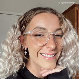 Kasey Clear Round Glasses5