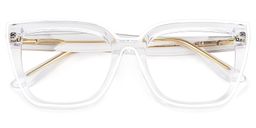 Mirta Square Clear Glasses1