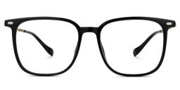 Mullen Square Fake Black Glasses0