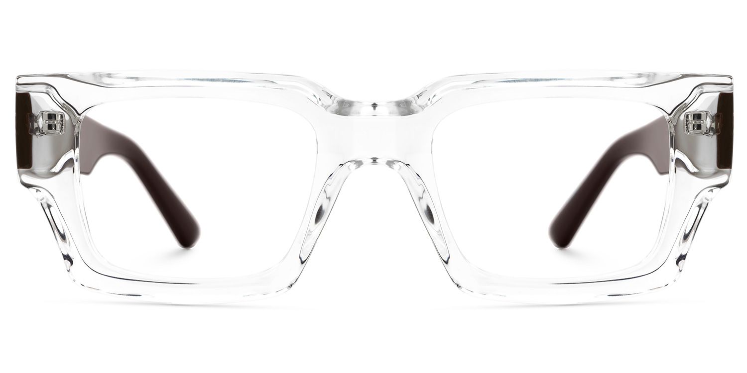 Clear TR90 Rectangle Eyeglasses- Garza0