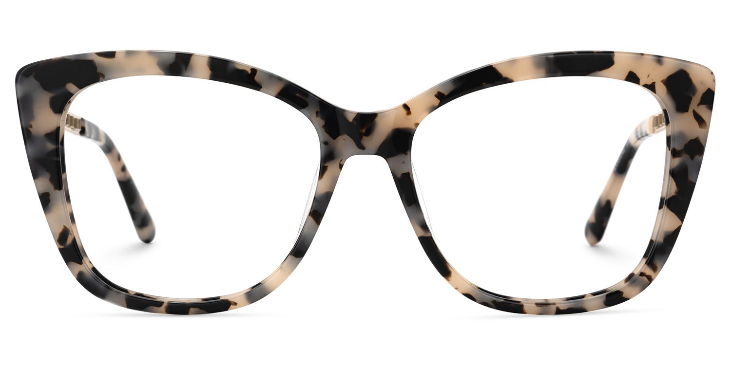 Deangela Tortoise shell Glasses With Metal Arms  | ZEELOOL UK1
