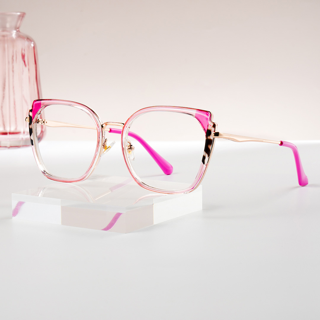 Murcia Square Pink Glasses0