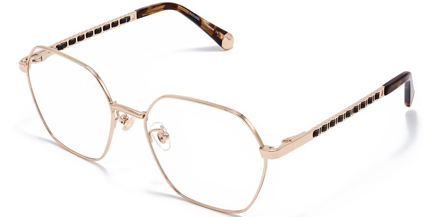 Hexagon Glasses On Round Face2
