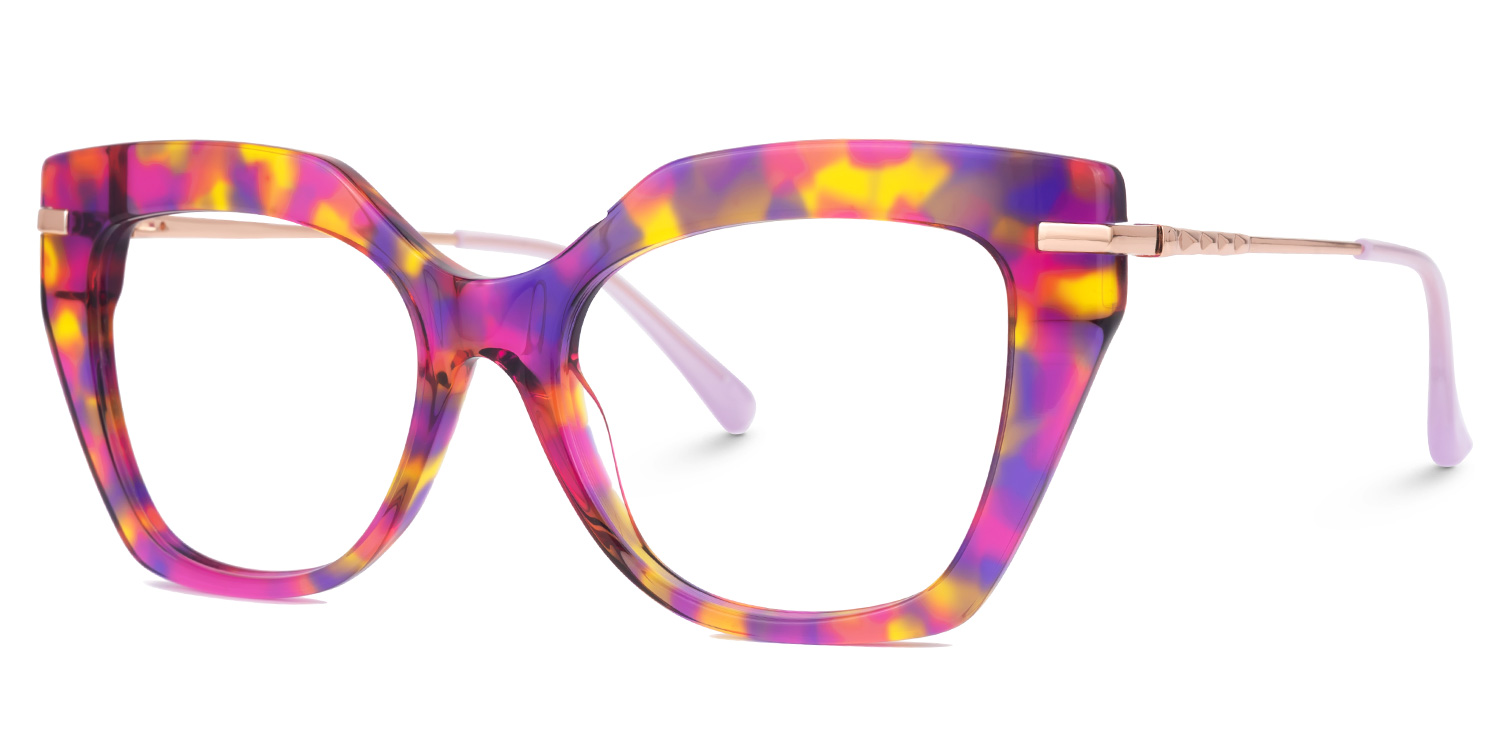 Cateye Vieira Purple Glasses deals -Zeelool Glasses1