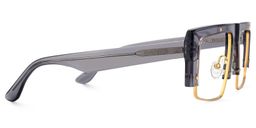 Maldonado Gray Rectangle Glasses3