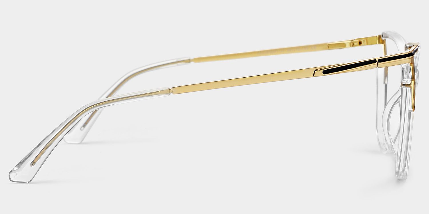 Cat eye Yomary Clear Frame Glasses | ZEELOOL UK3