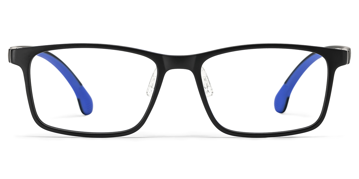 Sunny Rectangle Black Frame Eyeglasses for Tween0