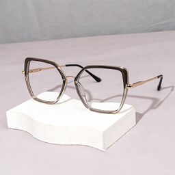 Keller Geometric Black Glasses4