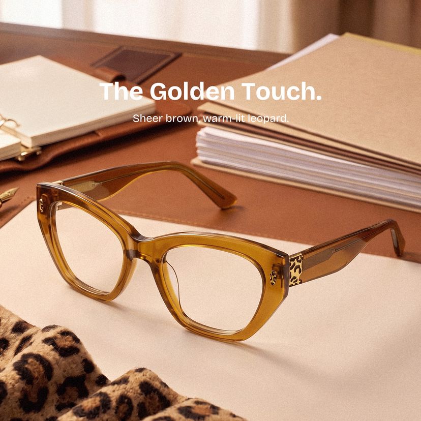 Dillon Brown Cat eye Glasses