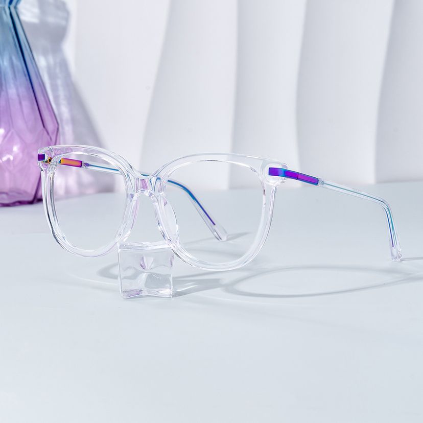 Mailyn Round Clear Glasses