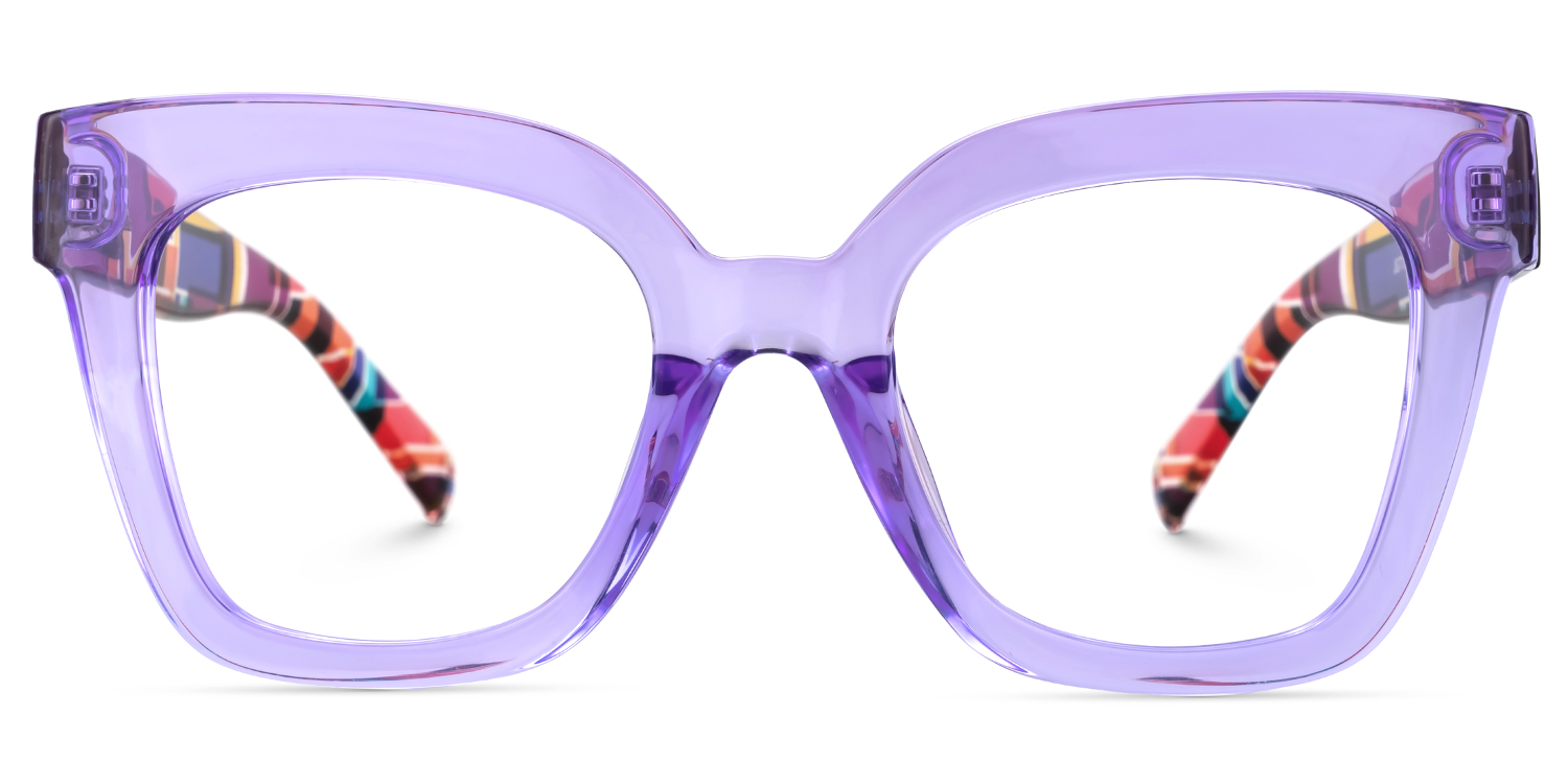 Malcolm Square Purple Glasses good-img