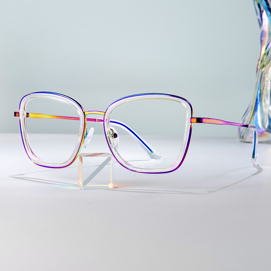 Full Frame Eyeglasses With Metal Rims0
