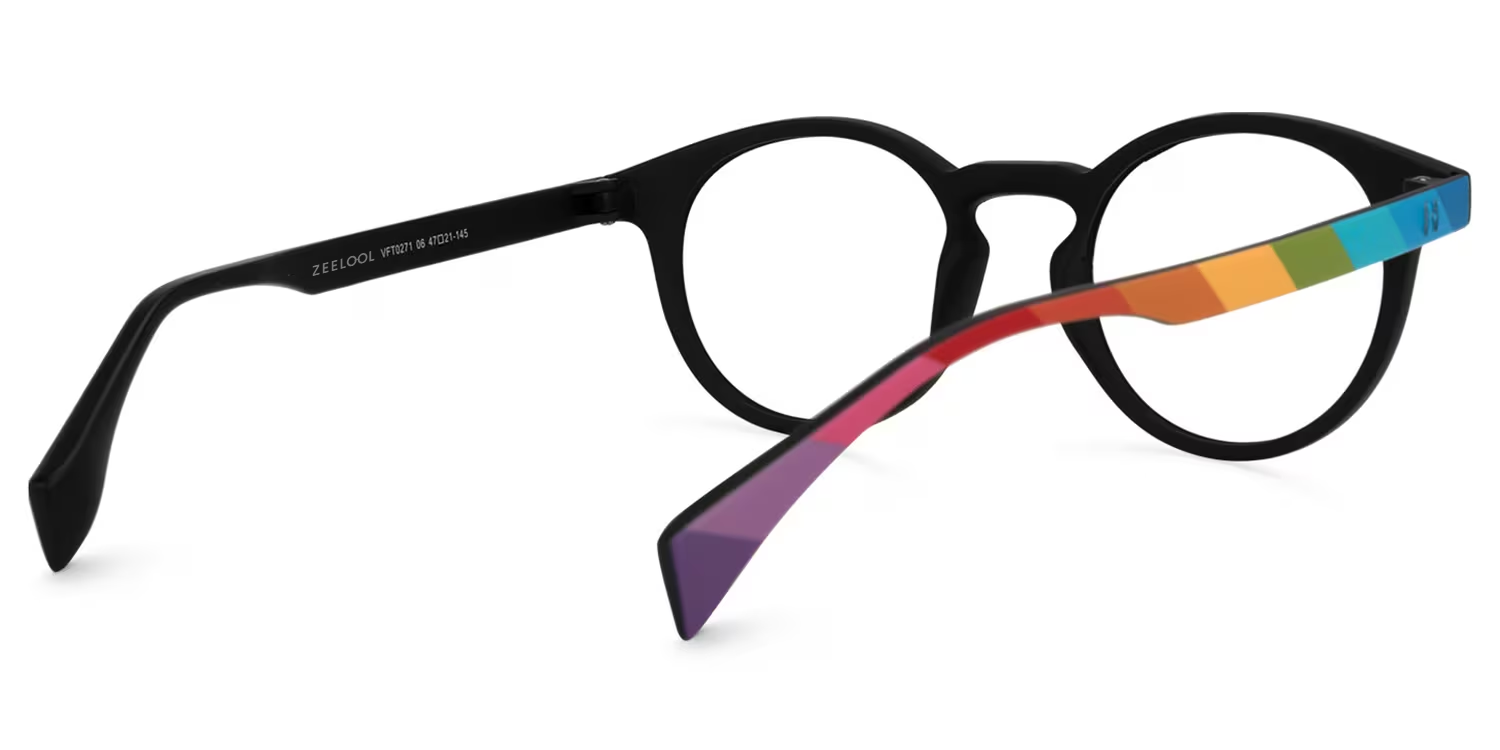 Street-Artist Round Multicolor Eyeglasses & Glasses Frames3
