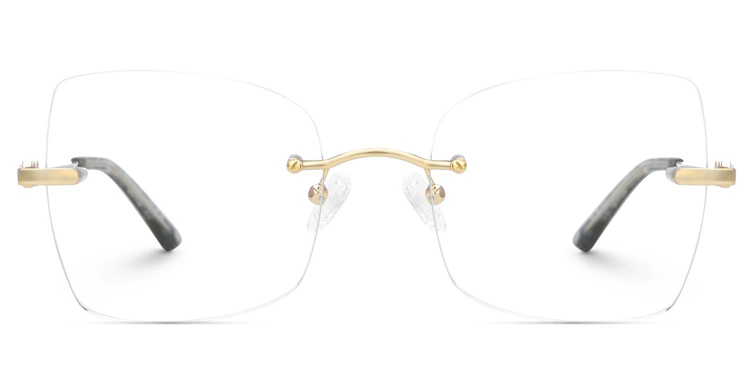 Tierney Designer Butterfly Metal Rimmed Spectacles  | ZEELOOL UK0