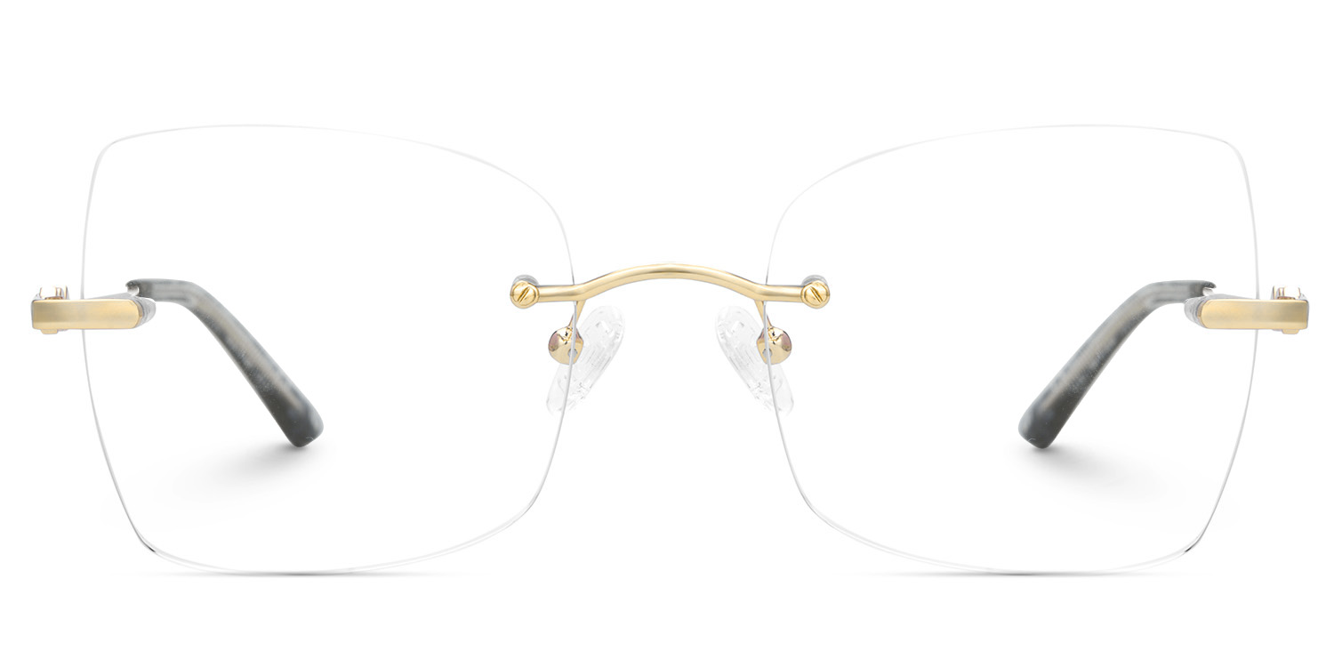 Tierney Designer Butterfly Metal Rimmed Spectacles  | ZEELOOL UK0