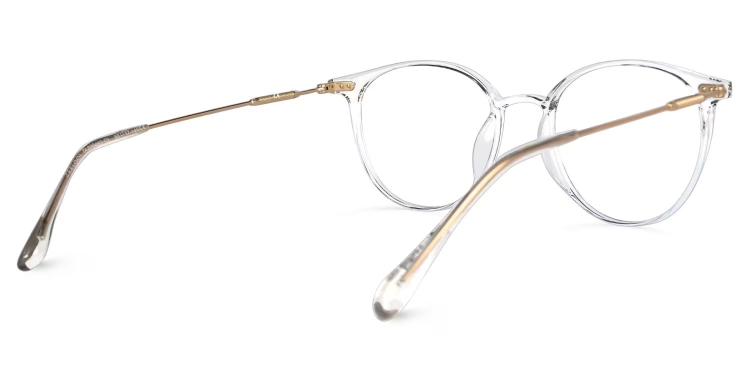 Judsy Round Clear Glasses | ZEELOOL UK3