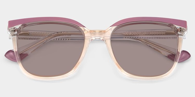 Tawana Square Purple Glasses