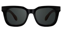 Sam Rectangle Wood Glasses0