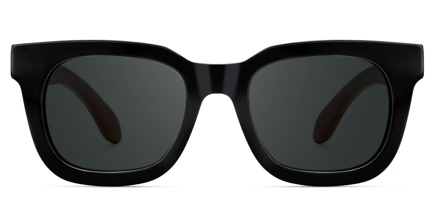 Sam Rectangle Wood Glasses