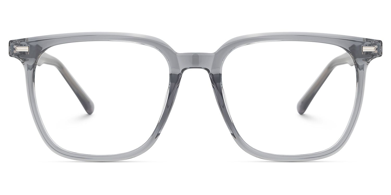 Square Grey Eyeglasses Jude TR-90 Frame Glasses1