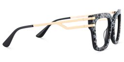 Lidia Square Gray Leopard Glasses4