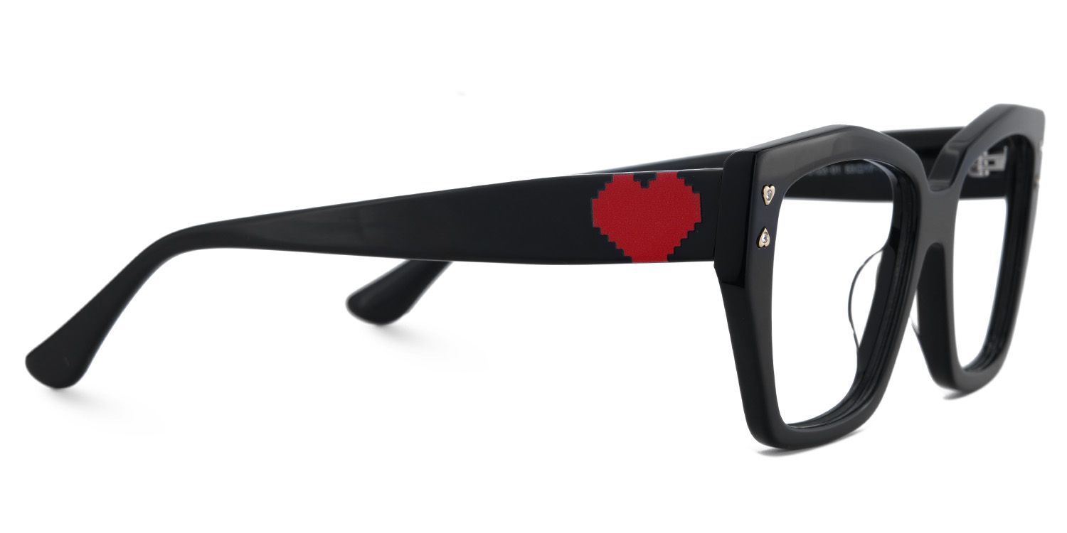 Jemia Butterfly Black Frame Eyeglasses for Women | ZEELOOL UK4