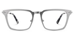 Chaney Rectangle Silver Glasses0
