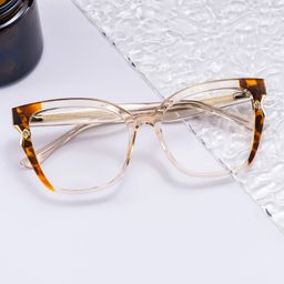 Nunnally Cateye Beige Glasses0