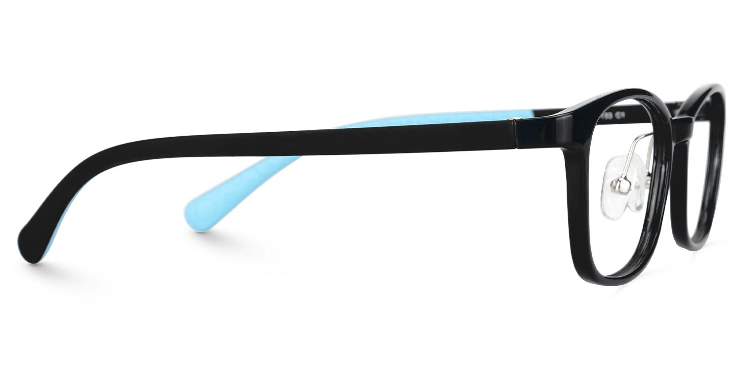 Kids Rectangle Rehse Glasses with Cute Style -Zeelool3