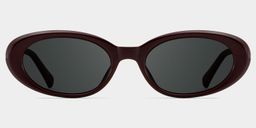 Zion Oval Purple Polarized Sunglasses0