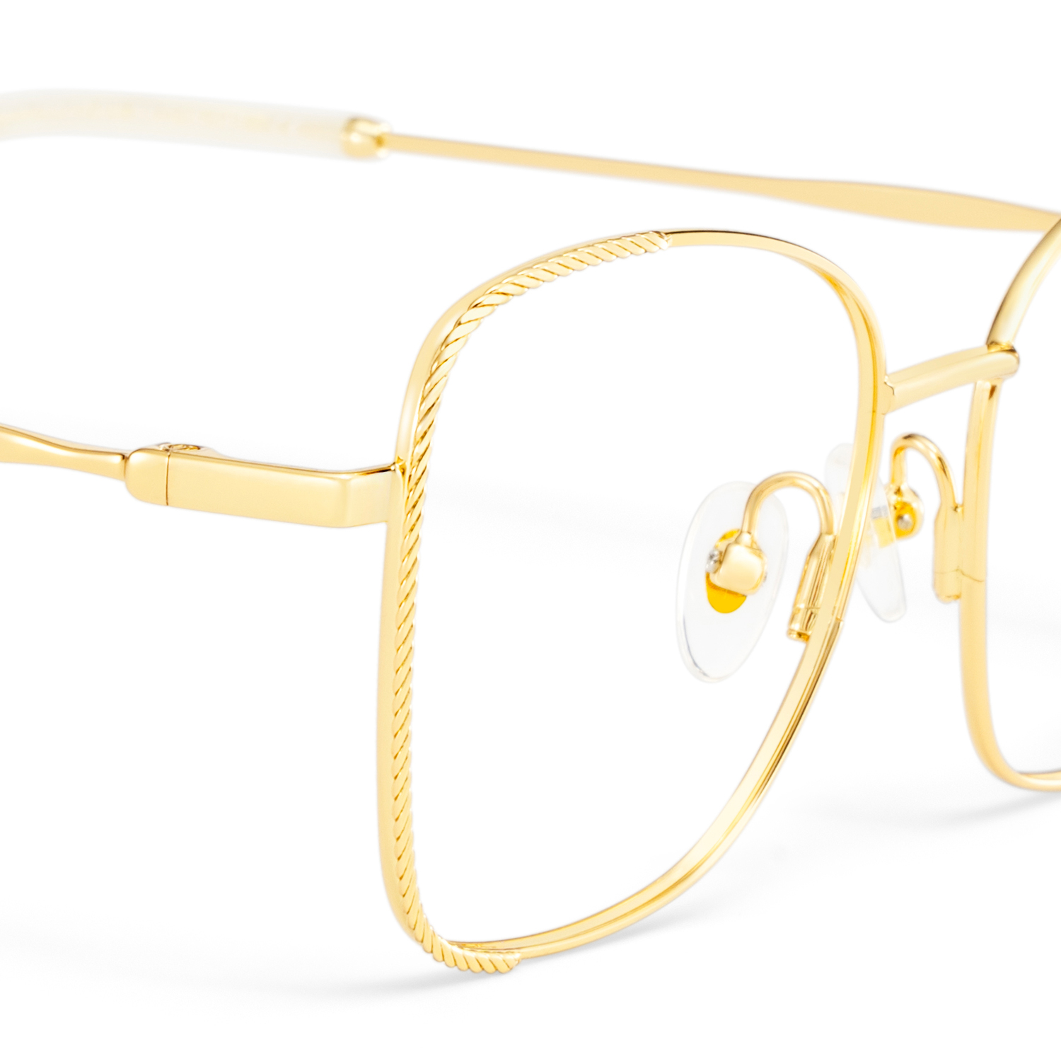 Kai Eyeglasses in Butterfly Gold Frame | ZEELOOL UK6