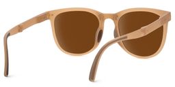 Lindzy Beige Square Sunglasses4