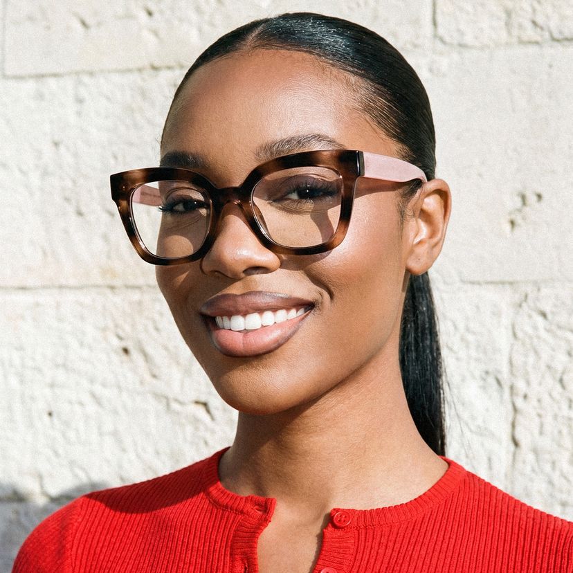 Malcolm Square Burnt Umber Glasses