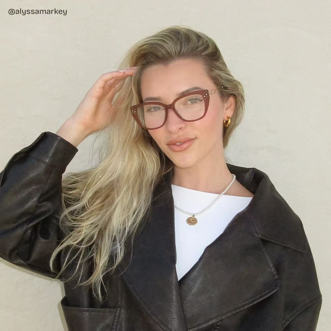 Alma Butterfly Brown Maroon Glasses Frames for Women| ZEELOOL5