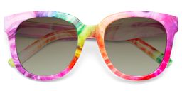 Harrell Square Multicolor Sunglasses1