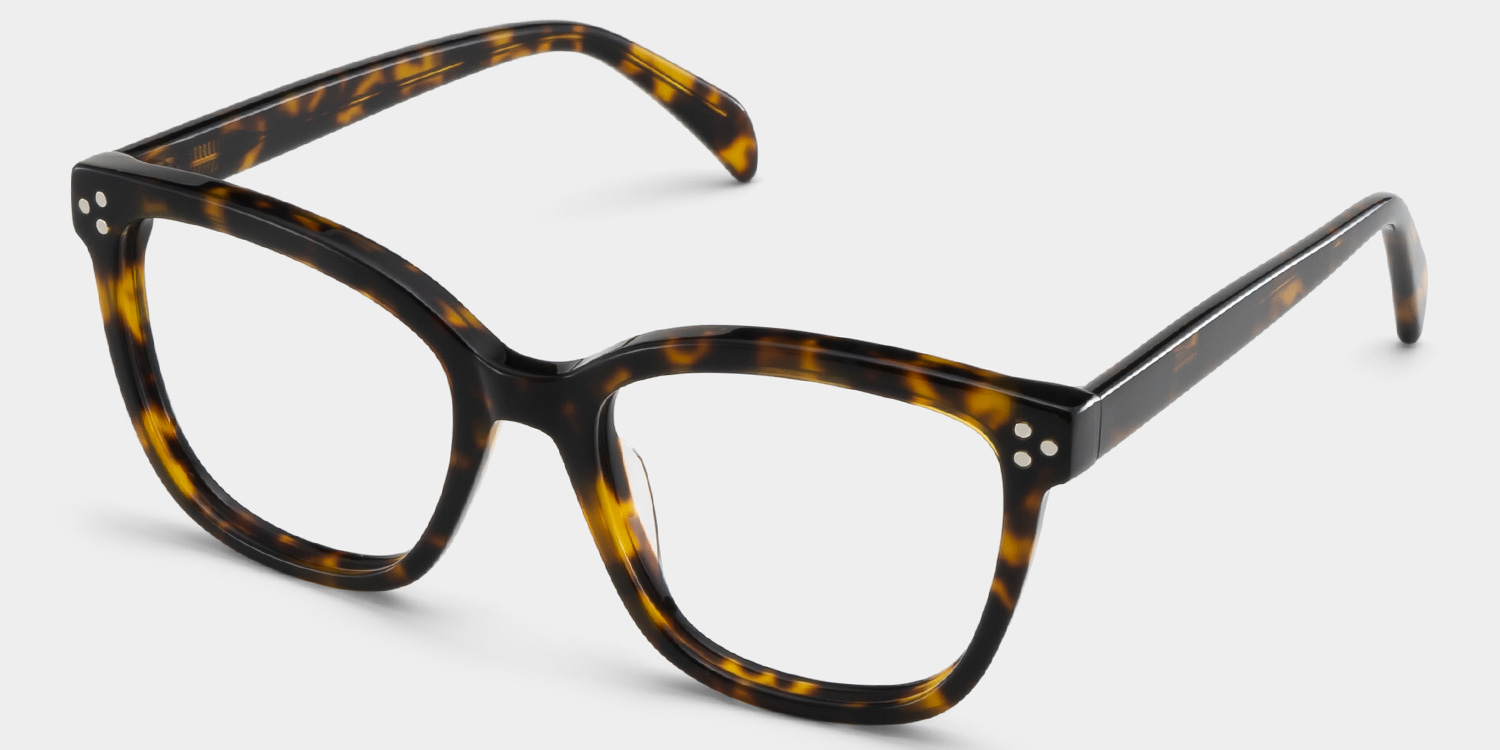 Scarlett Tortoise Frame Glasses with Square Frame Online | ZEELOOL UK2