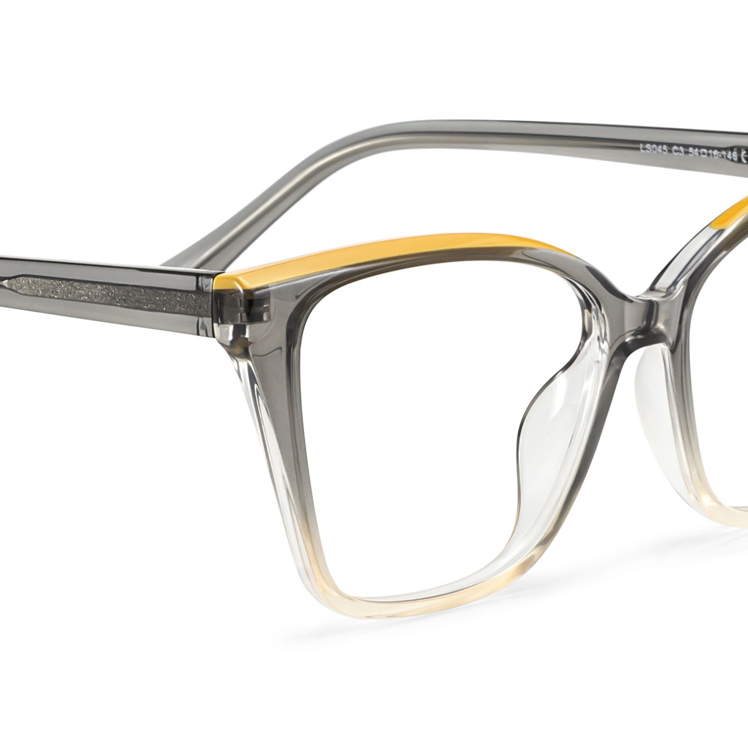 Sienna Grey Butterfly Prescription Glasses | ZEELOOL UK5