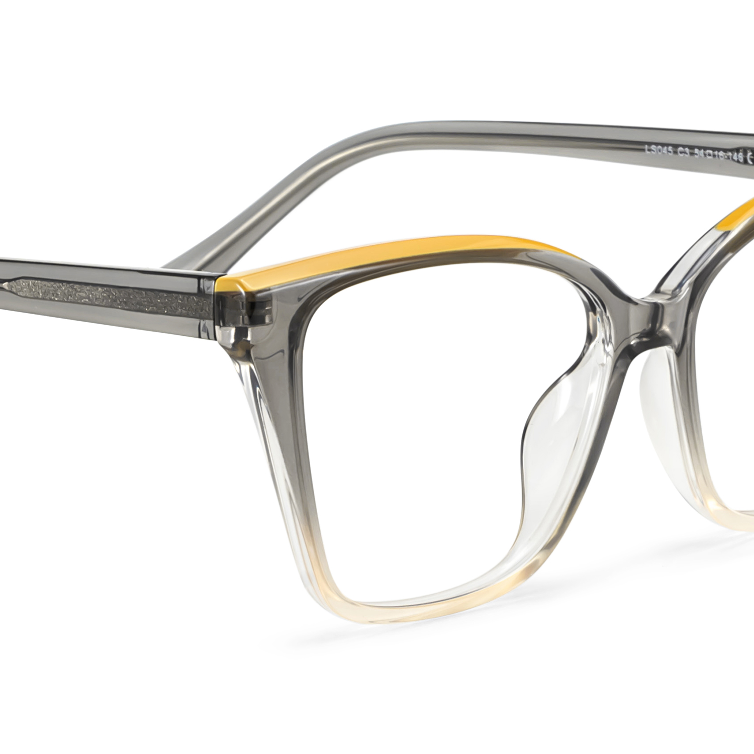 Sienna Grey Butterfly Prescription Glasses | ZEELOOL UK5