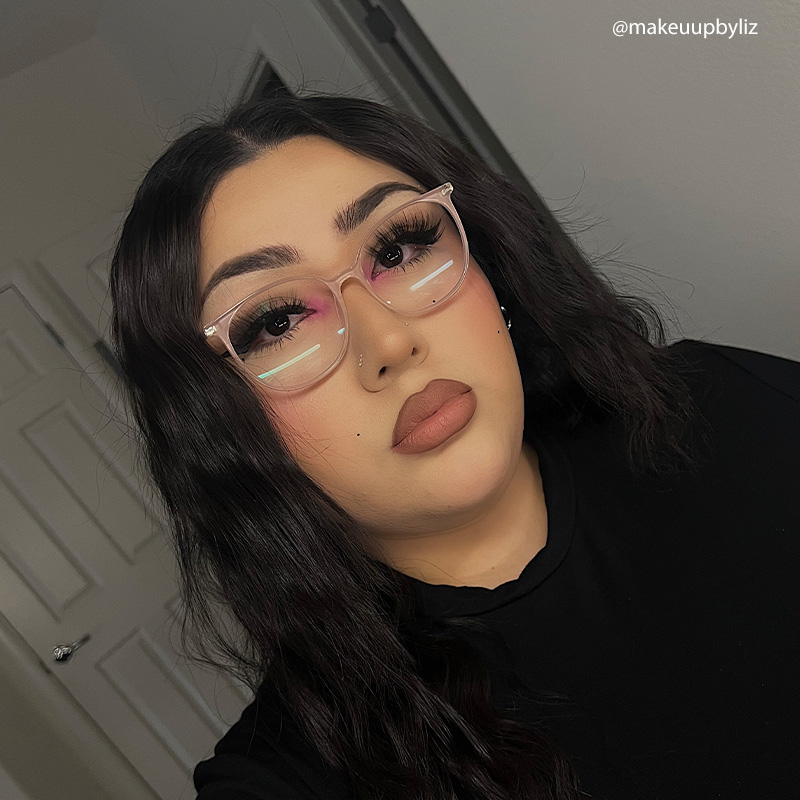 Chanty Round Pink Glasses9
