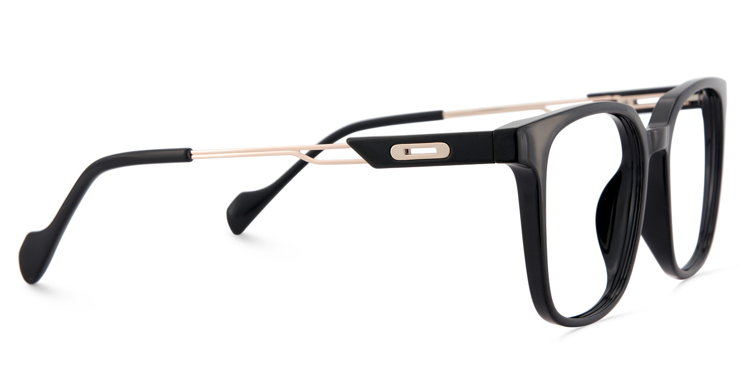 Chloe Black Square Prescription Glasses | ZEELOOL UK4